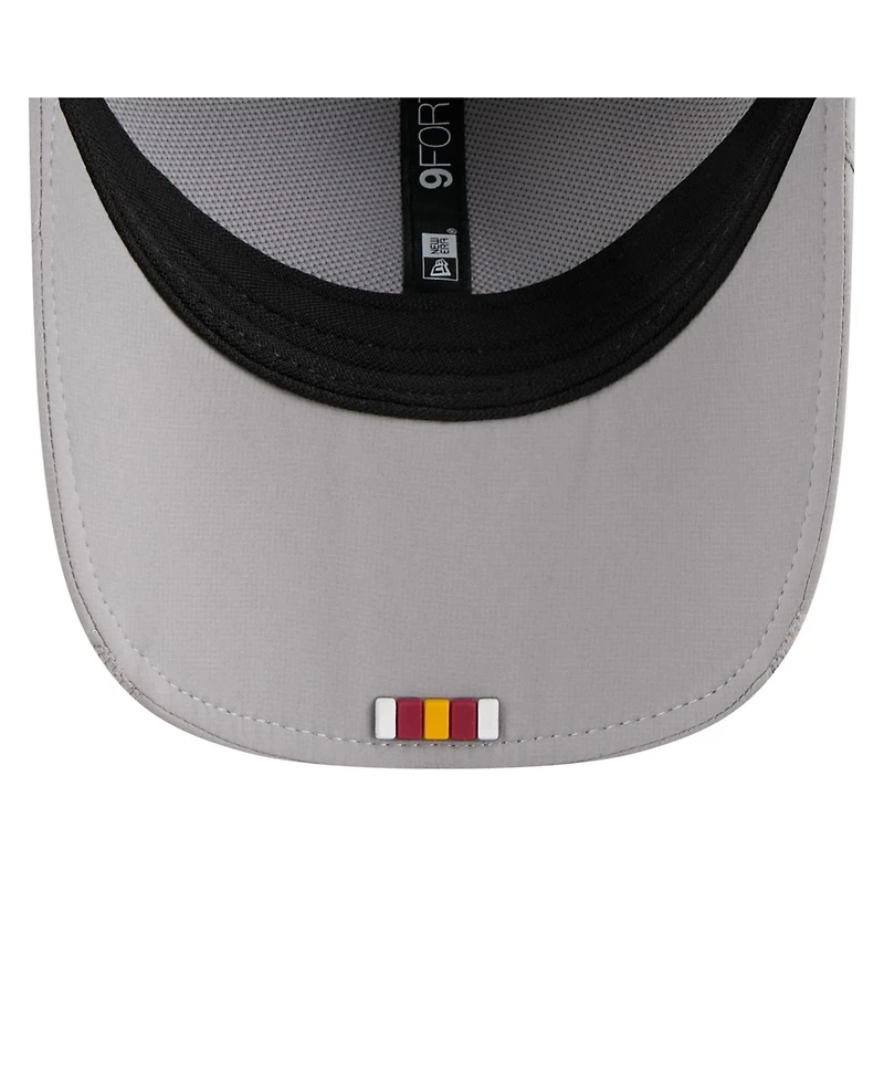 New Era Men's Gray Washington Commanders 2025 Sideline M-Crown 9FORTY Adjustable Hat