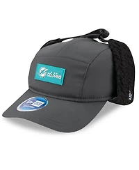 New Era Men's Charcoal Miami Dolphins 2025 Sideline Cold Weather Runner Dog Ear Adjustable Hat