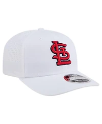 New Era Men's White St. Louis Cardinals Coolera 9SEVENTY Adjustable Hat