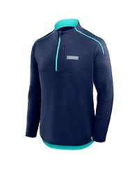 Fanatics Men's Navy Milano Cortina 2026 Winter Olympics Defender Raglan Quarter-Zip Pullover Sweatshirt