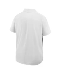 Nike Men's White Baylor Bears Woven Polo Shirt