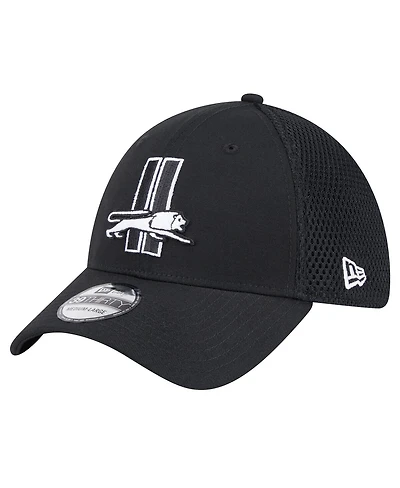 New Era Men's Black Detroit Lions Main Neo 39THIRTY Flex Hat