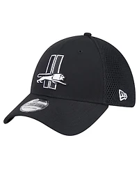 New Era Men's Black Detroit Lions Main Neo 39THIRTY Flex Hat