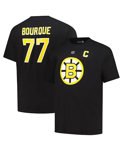 Mitchell & Ness Men's Ray Bourque Black Boston Bruins Big Tall Name Number T-Shirt