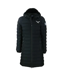 Cutter & Buck Women's Black Philadelphia Eagles Throwback Logo Mission Ridge Eco Insulated Full-Zip Puffer Jacket