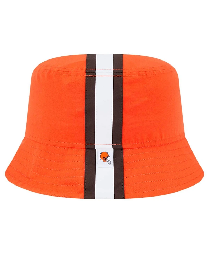 New Era Men's Orange Cleveland Browns Helmet Bucket Hat