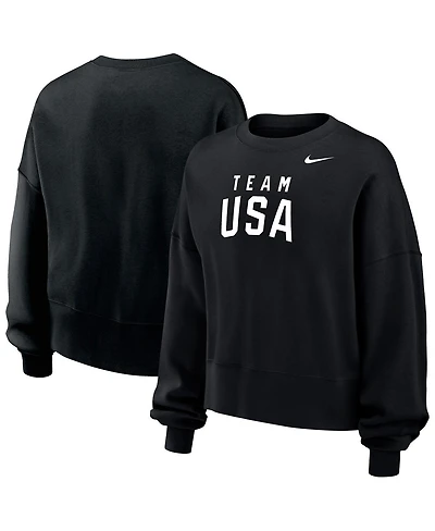 Nike Women's Team Usa Oversized Phoenix Pullover Sweatshirt