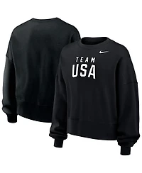 Nike Women's Team Usa Oversized Phoenix Pullover Sweatshirt