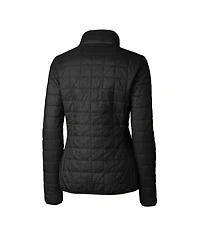 Cutter & Buck Women's Black Georgia Bulldogs Rainier Eco Insulated Puffer Full-Zip Jacket