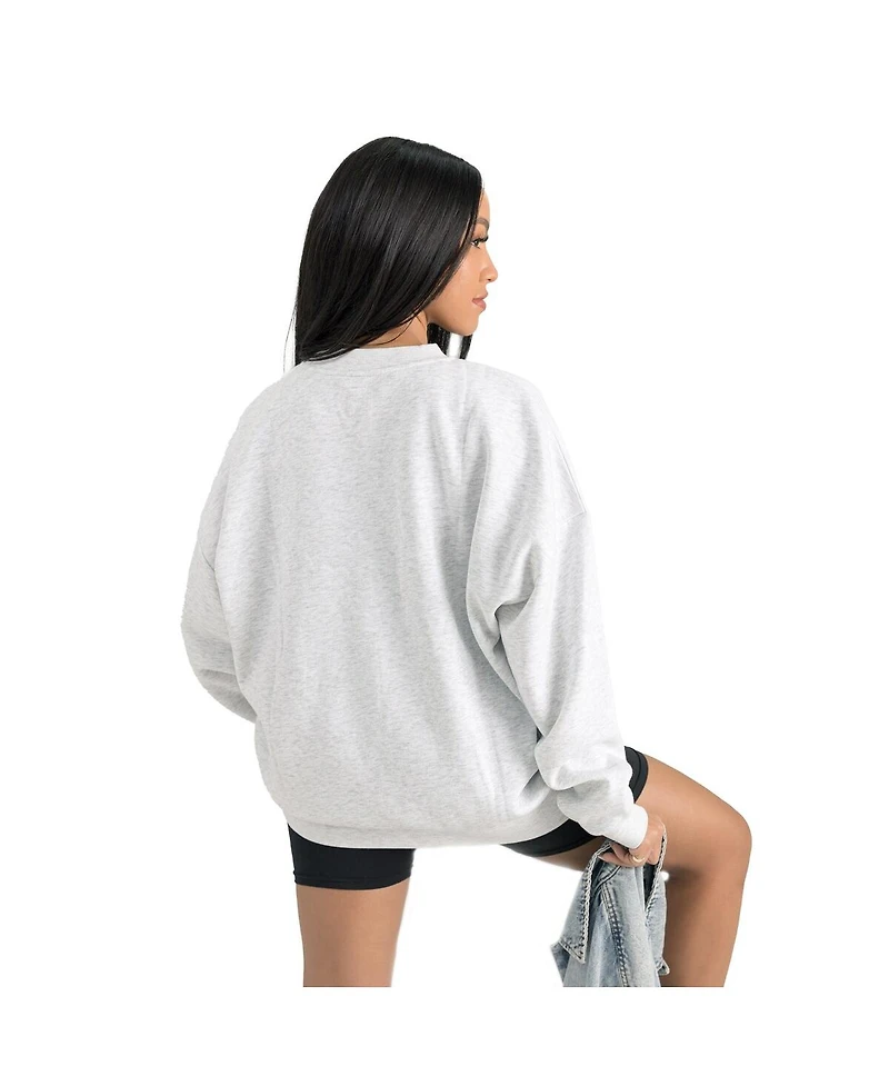 Gameday Couture Women's Gray Atlanta Falcons Heritage Premium Fleece Pullover Sweatshirt