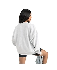 Gameday Couture Women's Gray Atlanta Falcons Heritage Premium Fleece Pullover Sweatshirt