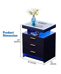 Vlsrka Vanity Makeup Desk with Mirror and Lights