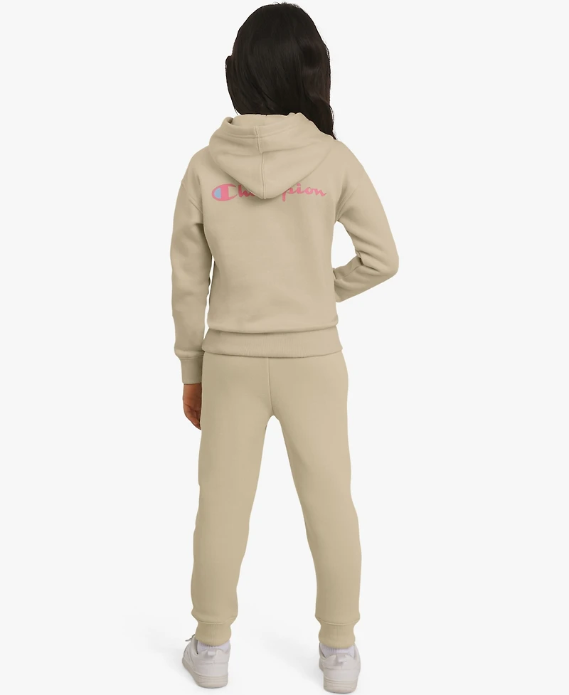 Champion Girls 2-6 Hoodie and Joggers, 2 Piece Set