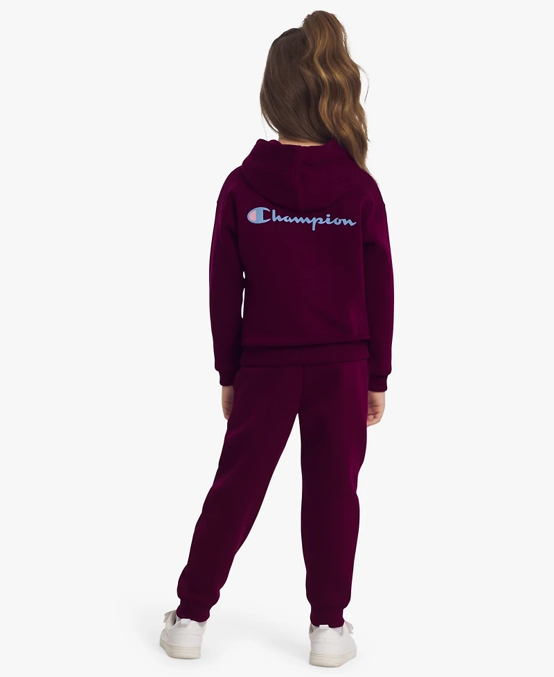 Champion Girls 2-6 Hoodie and Joggers, 2 Piece Set