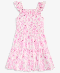 Epic Threads Toddler Girls' 2T-4T Floral-Print Smocked Dress, Macy's Exclusive