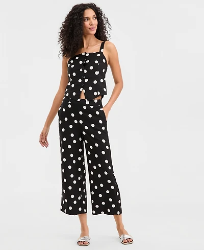 On 34th Women's Polka Dot Button-Front Tank, Macy's Exclusive