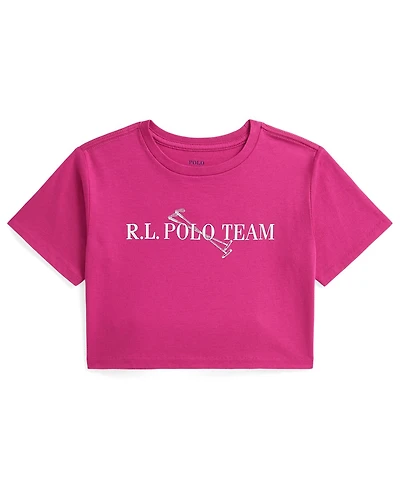Polo Ralph Lauren Girls 2T-6X Graphic Print Boxy T-Shirt