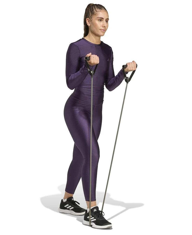 adidas Women's Long-Sleeve Crewneck T-Shirt