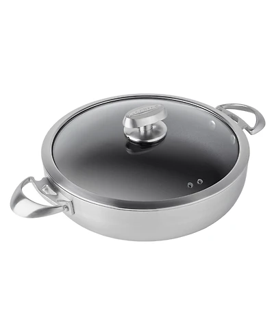 Scanpan Aluminum 4-Quart Covered Chef Pan