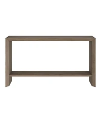 Hudson & Canal Osman 55" Wood Wide Rectangular Console Table