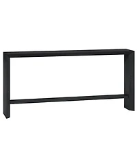 Hudson & Canal Osman 64" Wood Wide Rectangular Console Table