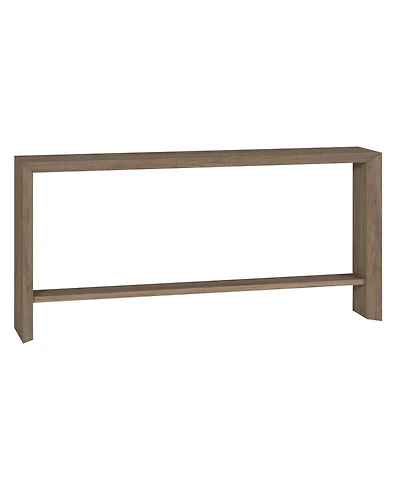 Hudson & Canal Osman 64" Wood Wide Rectangular Console Table