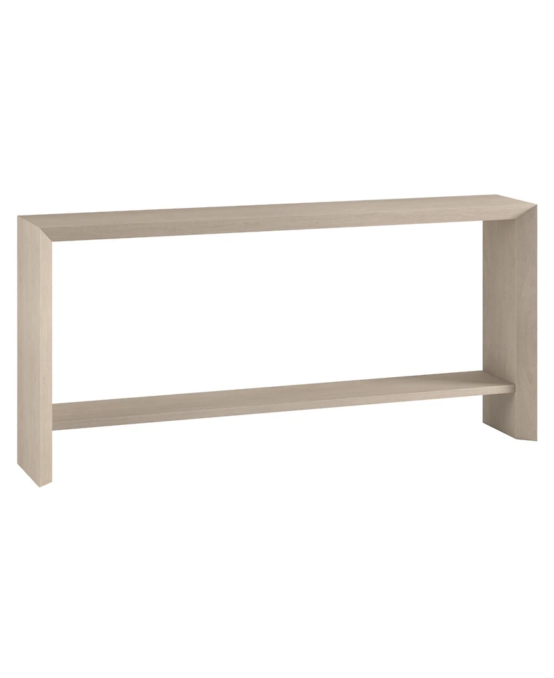 Hudson & Canal Osman 64" Wood Wide Rectangular Console Table