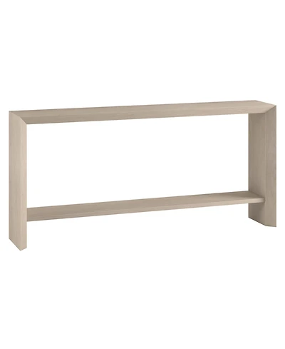 Hudson & Canal Osman 64" Wood Wide Rectangular Console Table