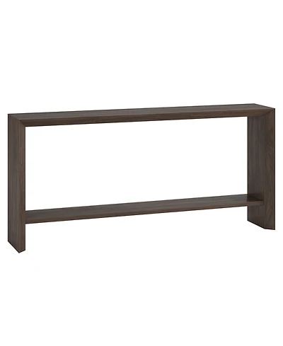 Hudson & Canal Osman 64" Wood Wide Rectangular Console Table