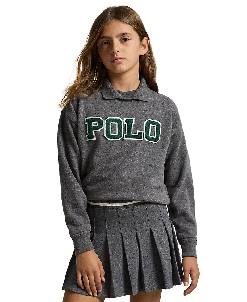 Polo Ralph Lauren Girls 7-16 Logo Fleece Sweatshirt