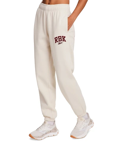 Reebok Women's Relaxed Varsity Joggers
