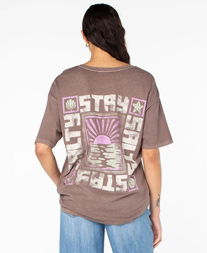 Roxy Women's Stay Salty Crewneck T-Shirt