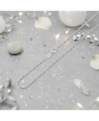 Bling Jewelry Thin 2MM 030 Gauge Strong .925 Sterling Silver Rope Link Chain Necklace