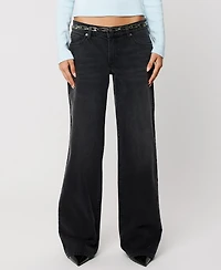 Abrand Women's Low-Rise Jeans