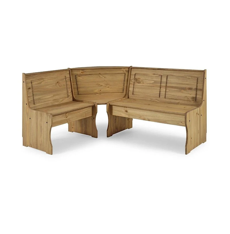 Os Home and Office Furniture Solid Pine Corner Dining Booth in Corona