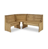 Os Home and Office Furniture Solid Pine Corner Dining Booth in Corona