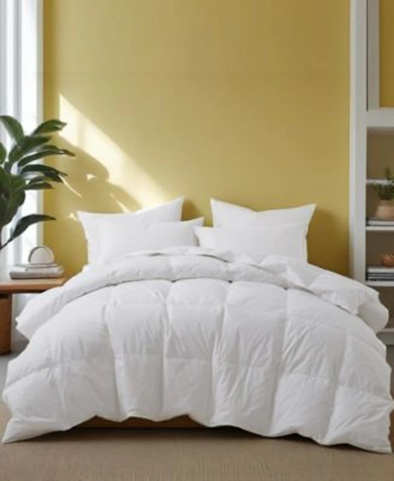 Unikome 100 Cotton All Season Goose Down Feather Comforter