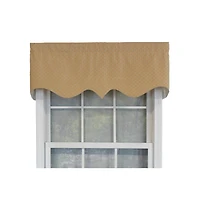 Rlf Home Passat Regal Valance Gold. 3" Rod Pocket 50"W x 17"L