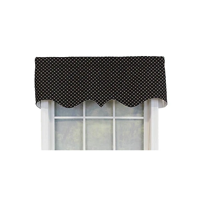 Rlf Home Passat Regal Valance Gold. 3" Rod Pocket 50"W x 17"L