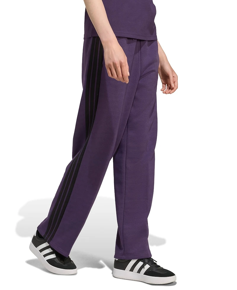 adidas Women's Essentials 3-Stripes Open Hem Pants