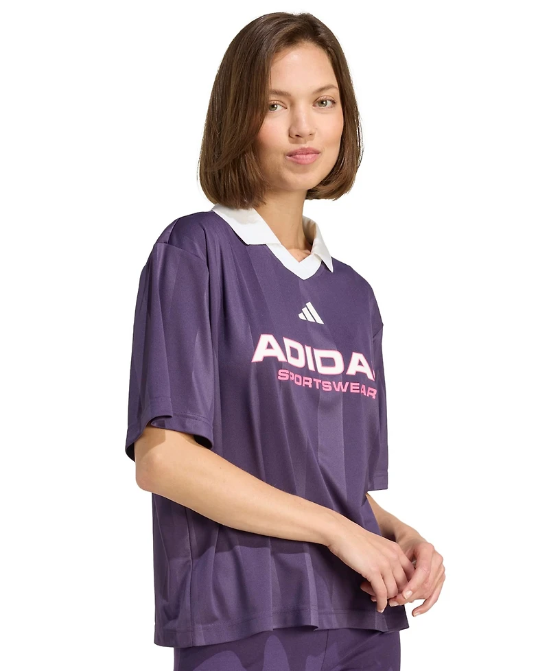 adidas Women's Tiro Q4 Pull Over T Shirt