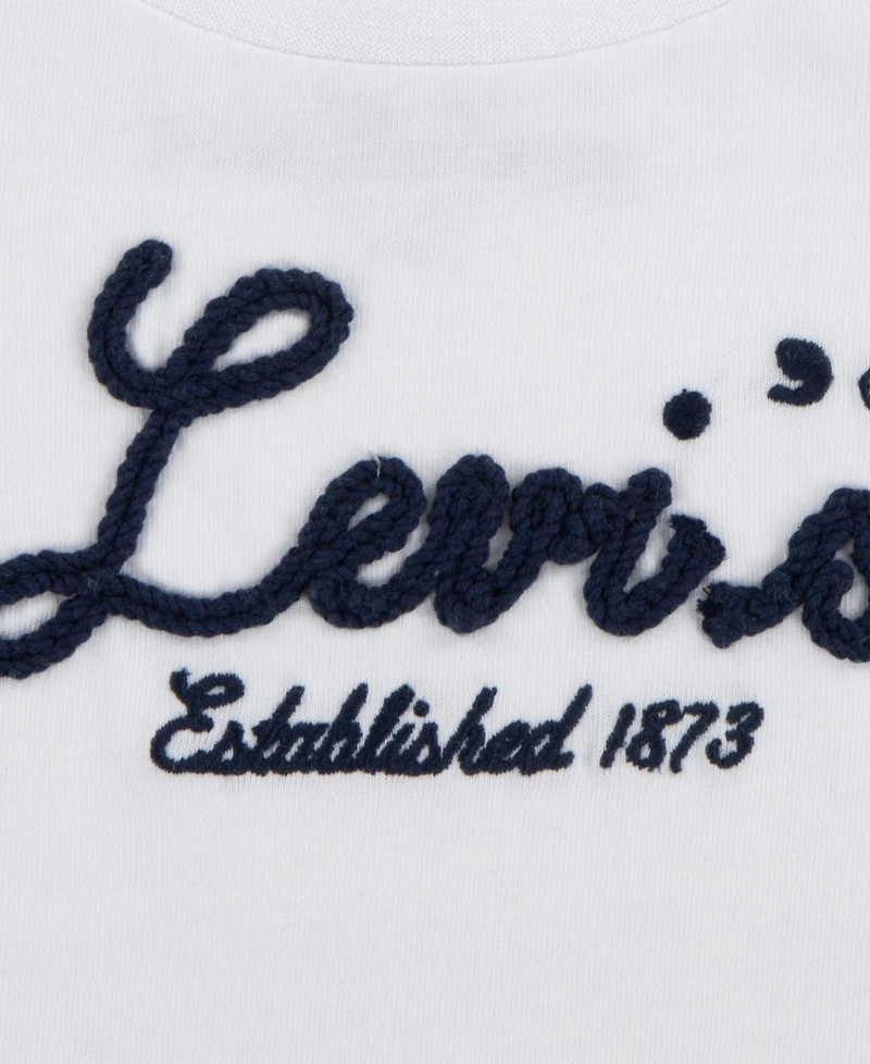Levi's Girls Toddler 2T-4T Short-Sleeve Script Logo Detail T-Shirt
