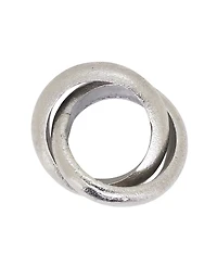 Saro Lifestyle Interlock Napkin Ring, Set of 4