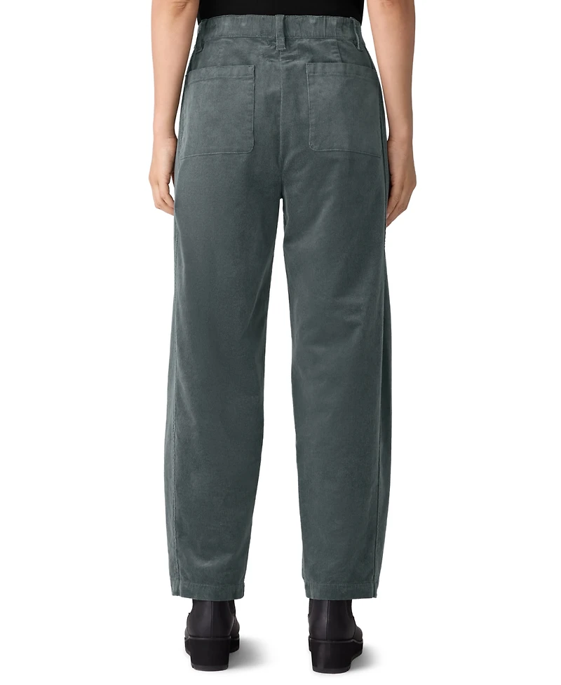 Eileen Fisher Women's Mid-Rise Ankle Lantern Pants
