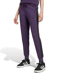 adidas Women's Essentials Three Stripes Fleece Slim Pants