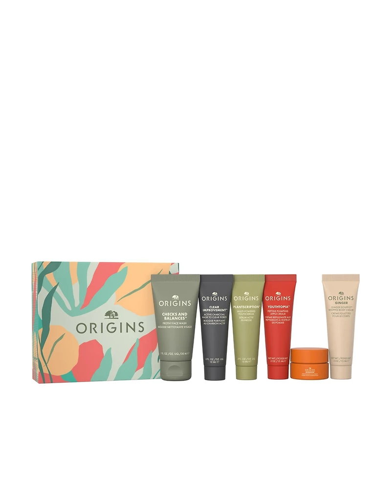 Free 6-Pc. gift with any $45 Origins purchase (A $72 value!)