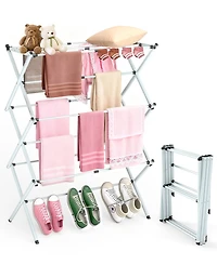 Givimo White Folding Metal Drying Rack