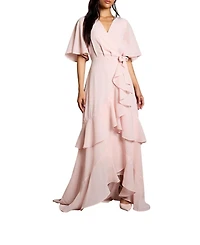 Coast Women's Angel Sleeve Bridesmaid Maxi Dress