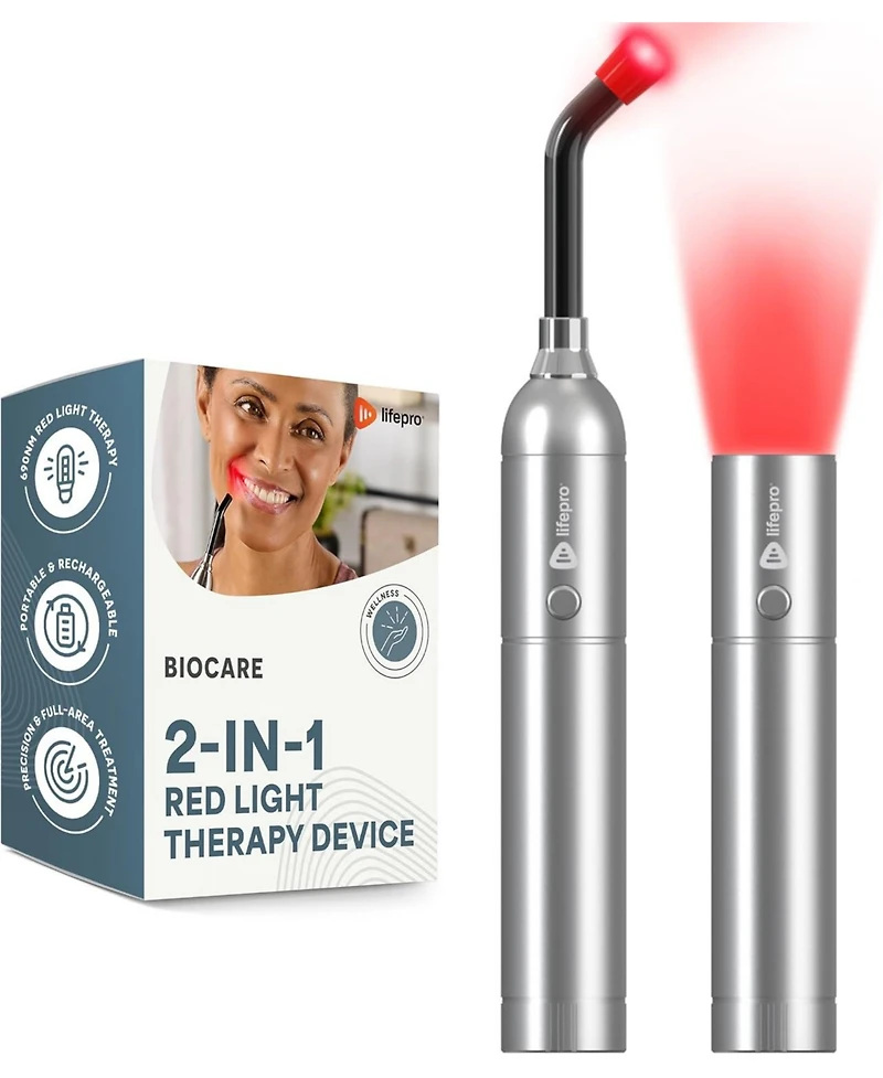 Lifepro Infrared & Red Light Therapy Device – 3 Wavelength Near Infrared Light for Joint, Muscle & Face Pain Relief – Compact, Portable Design for Bod