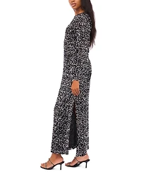 Msk Women's Sequin Crewneck Dress